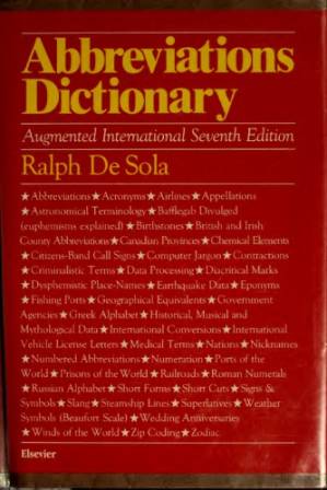 دانلود کتاب Abbreviations Dictionary