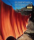 دانلود کتاب Elementary and intermediate algebra
