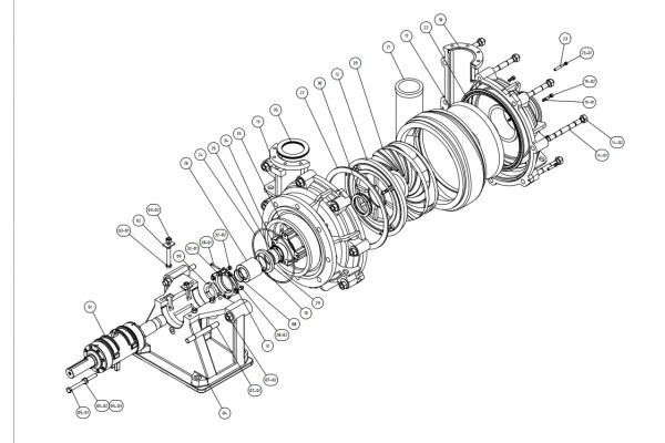 ASSEMBLY SLURRY PUMP