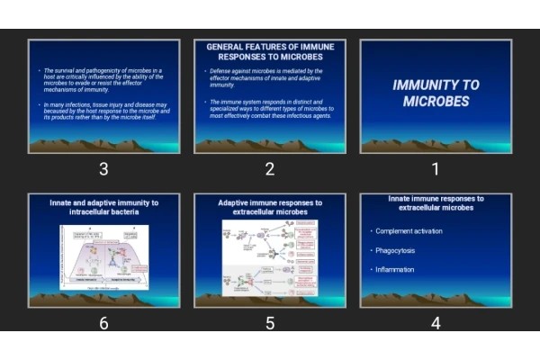 پاورپوینت IMMUNITY TO MICROBES