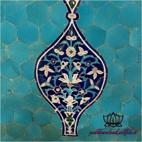 کاشی لعاب دار قدیمی -کد 96 - اسمارت فایل