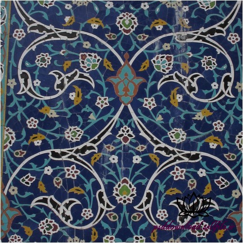 نمایی از کاشی لعاب دار قدیمی-کد 78 - اسمارت فایل