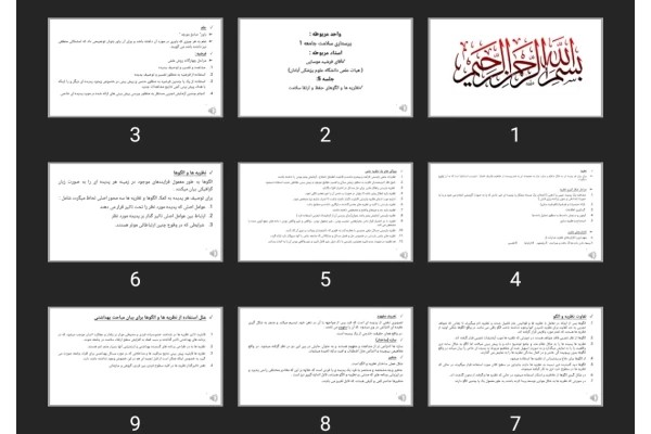 پاورپوینت نظریه ها و الگوهای حفظ و ارتقا سلامت