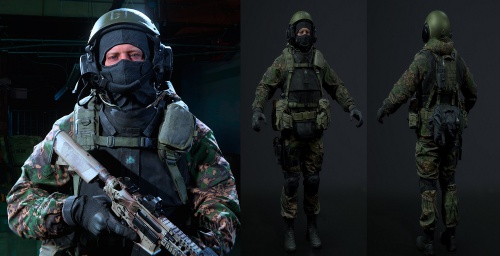 مدل سه بعدی سرباز Call Of Duty 2019 - اسمارت فایل
