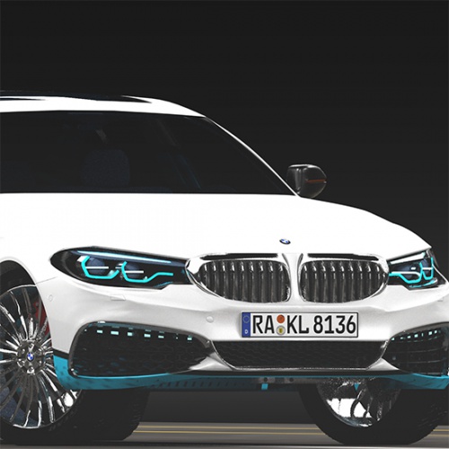 مدلینگ خودرو BMW سری 5 -2017 - اسمارت فایل