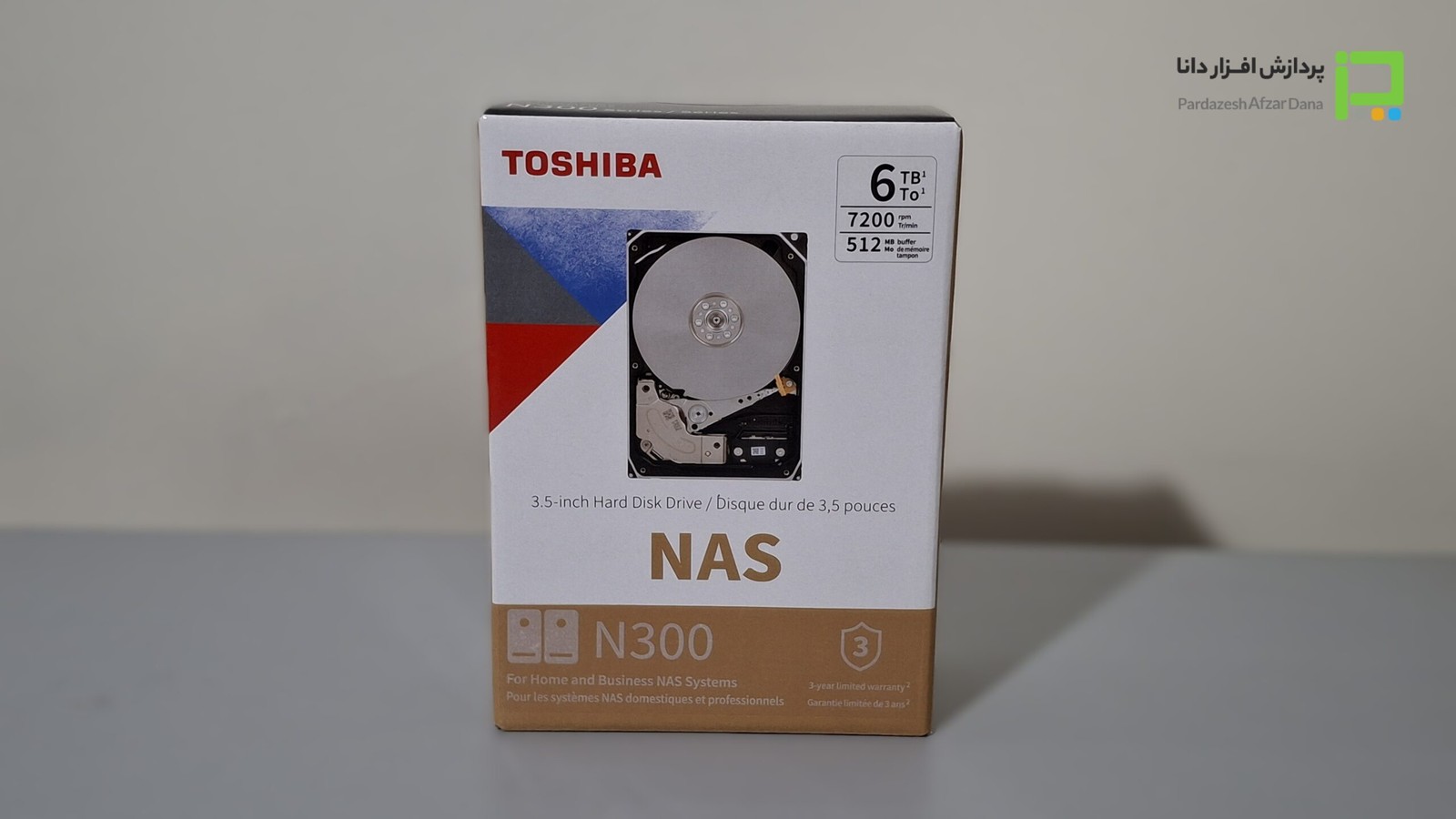Toshiba N300 8TB NAS 7200RPM SATA HDD (HDWG780)