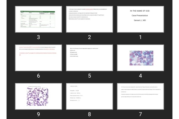 پاورپوینت Case Presentation