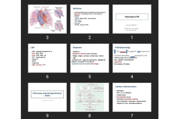 پاورپوینت Pulmonary HTN