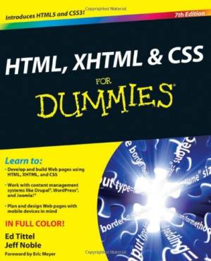 دانلود کتاب HTML, XHTML and CSS For Dummies