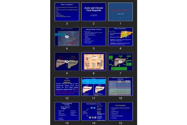 پاورپوینت Acute and Chronic Viral Hepatitis