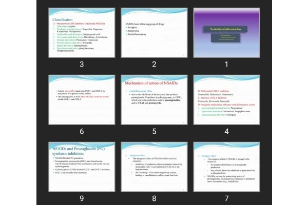پاورپوینت Non steroidal anti inflammatory drugs