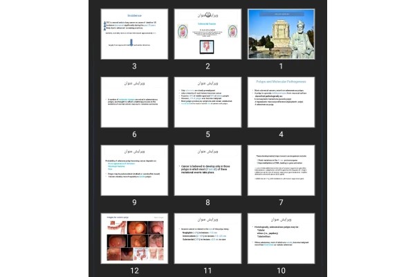پاورپوینت Colorectal Cancer