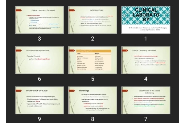 پاورپوینت Clinical Laboratory