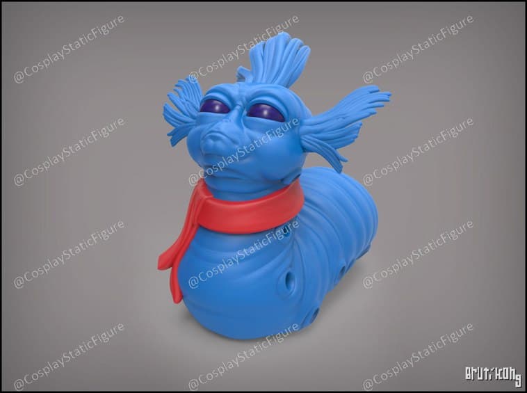 فایل فیگور STL Ello Worm – CGTRADER
