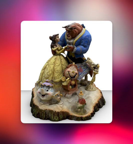 مجموعه فایل فیگور STL دیو و دلبر Beauty and the Beast