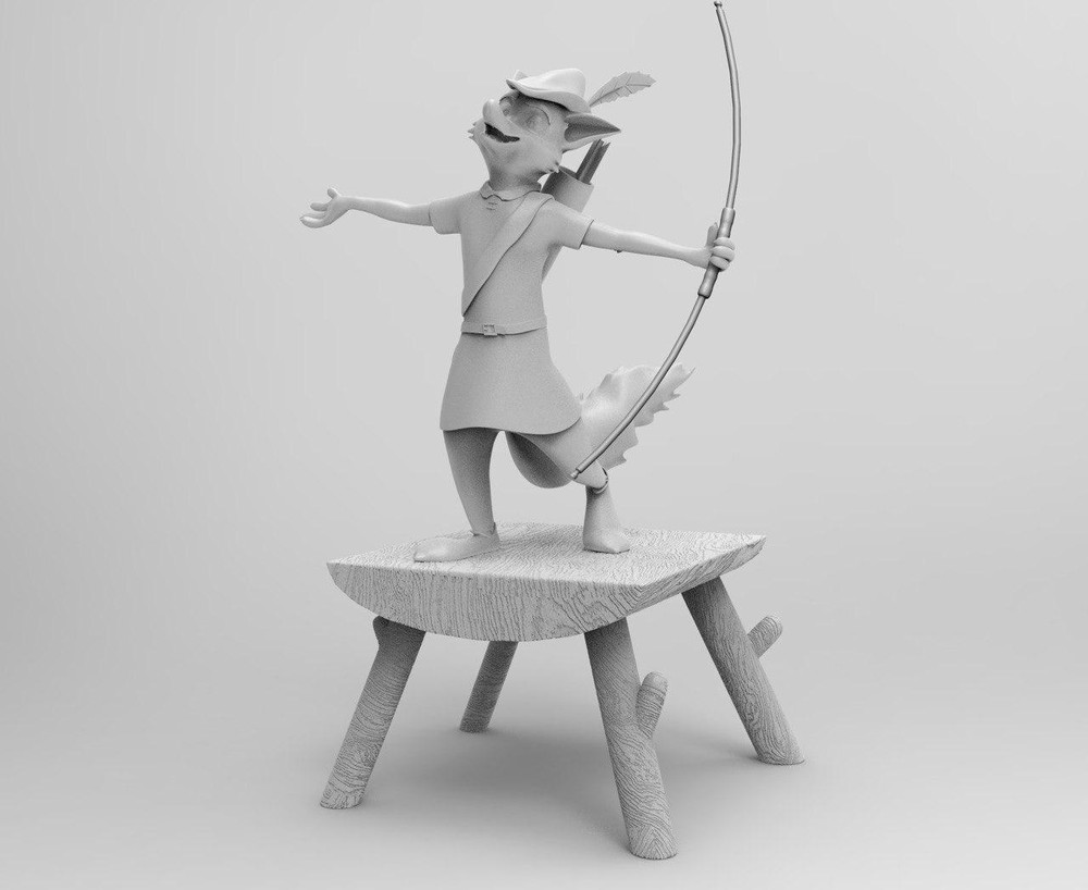 فایل فیگور STL Robin Hood Stls