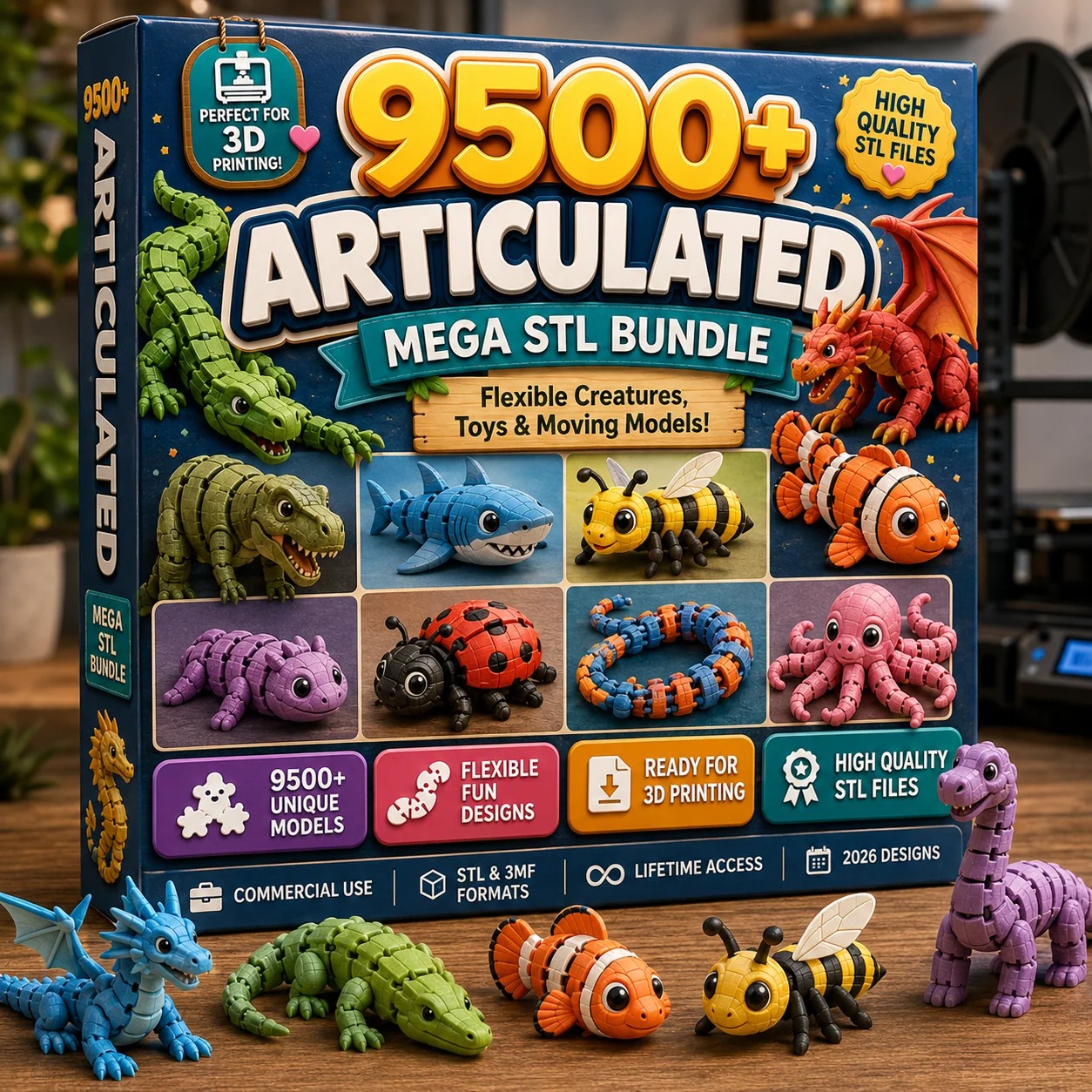 Ultimate 3D STL Mega Bundle؛ آرشیوی فراتر از انتظار