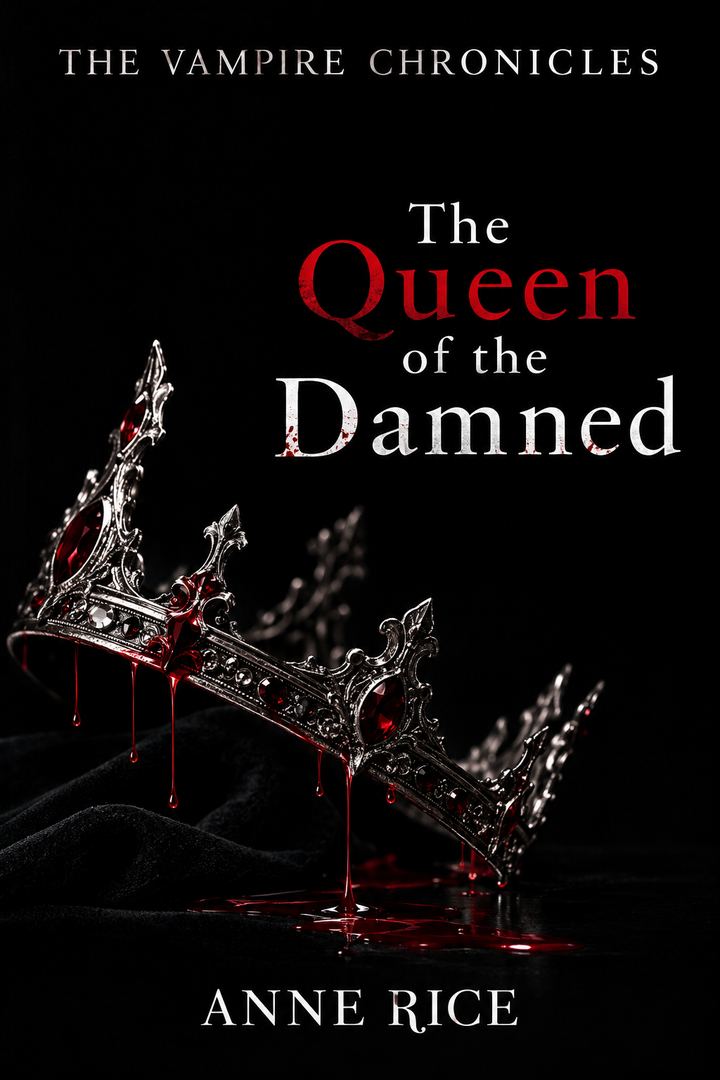 کتاب The Queen of the Damned (ملکه نفرین‌شده) اثر ان رایس | جلد سوم مجموعه The Vampire Chronicles | نسخه EPUB انگلیسی