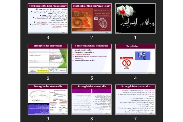 پاورپوینت Textbook of Medical Parasitology