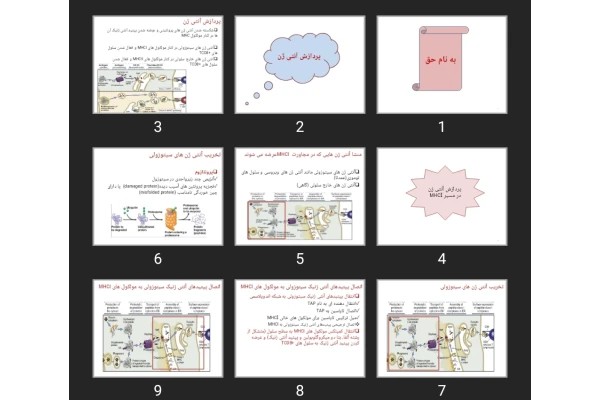 پاورپوینت پردازش آنتی ژن antigen processing