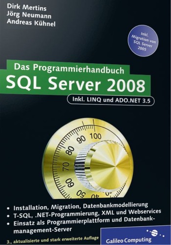 دانلود کتاب SQL Server 2008: Das Programmierhandbuch, 3. Auflage