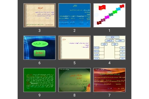 پاورپوینت امور طبيعيه