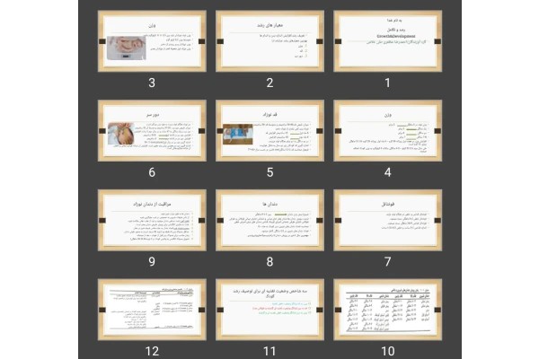 پاورپوینت رشد و تکامل Growth &amp; Development