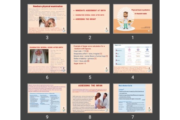پاورپوینت Physical Exam in pediatrics