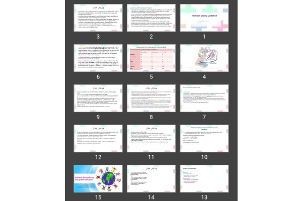 پاورپوینت Nutrition during Lactation