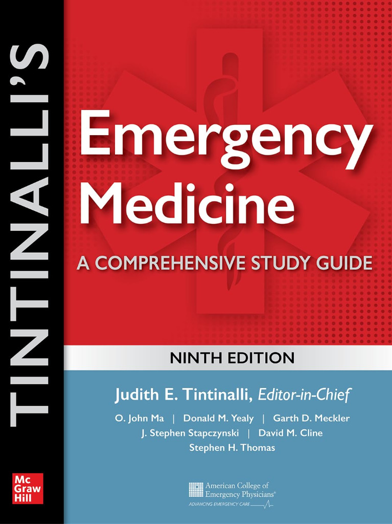 Tintinalli's Emergency Medicine: A Comprehensive Study Guide, 9th Edition 2020