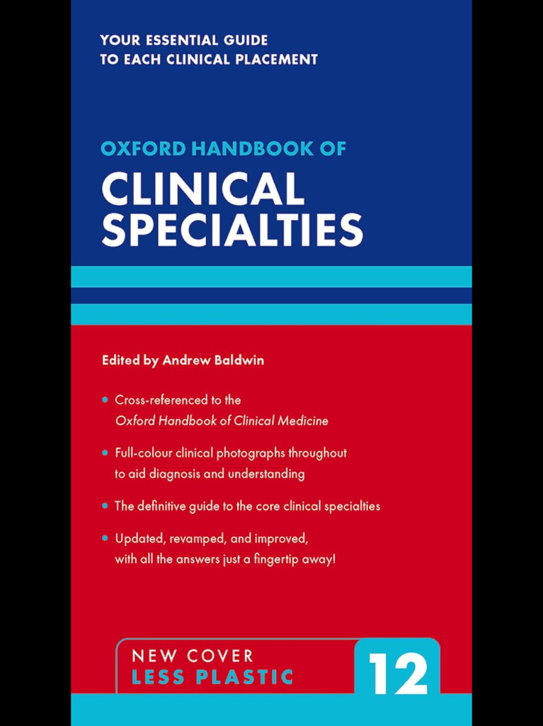 Oxford Handbook of Clinical Specialties 2026