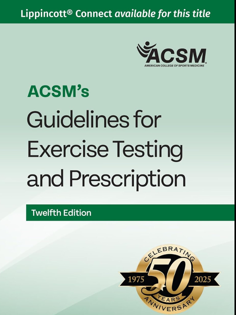 ACSM's Guidelines for Exercise Testing and Prescription 2026