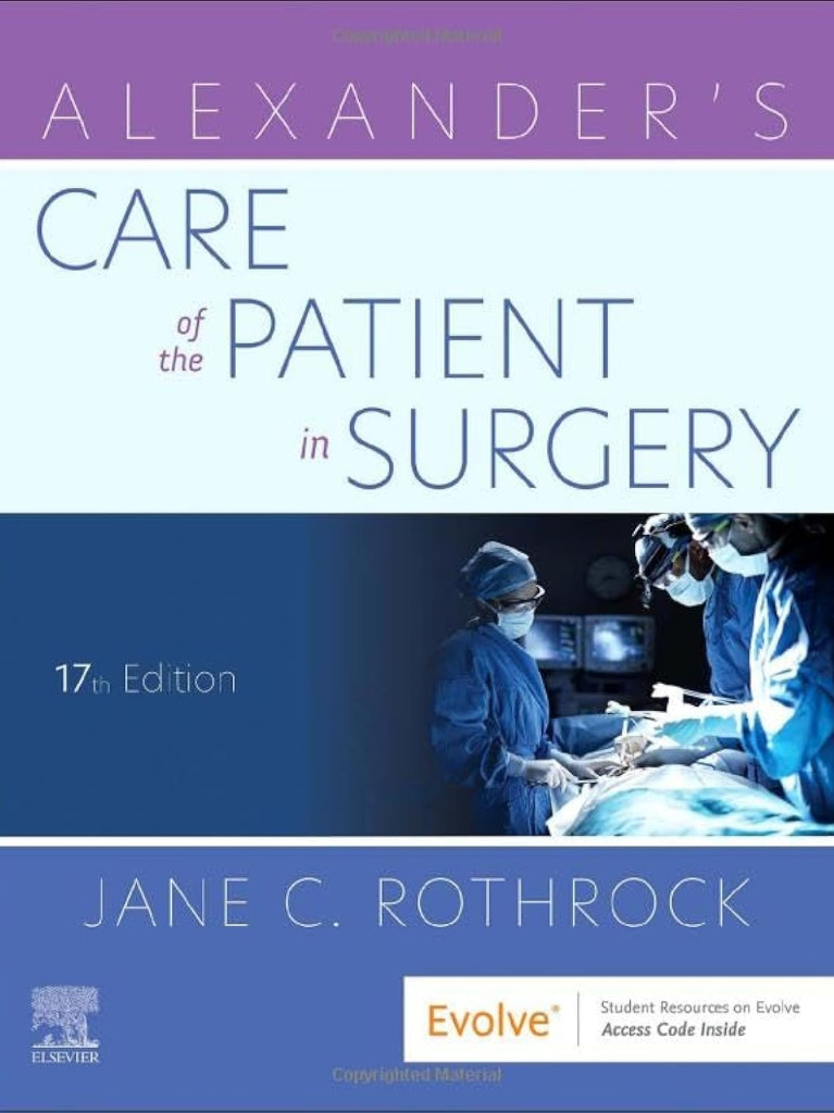 Alexander's Care of the Patient in Surgery 17th Edition