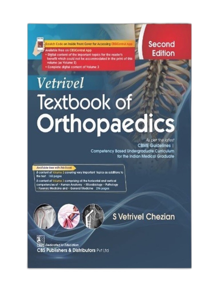 Vetrivel Textbook of Orthopaedics 2024
