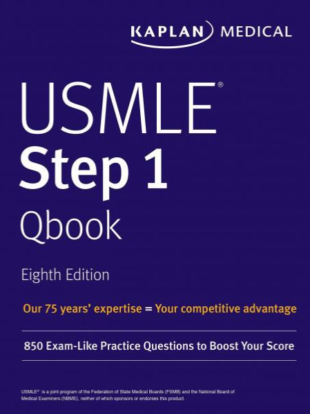 USMLE Step 1 Qbook: 850 Exam-Like Practice Questions to Boost Your Score 2019