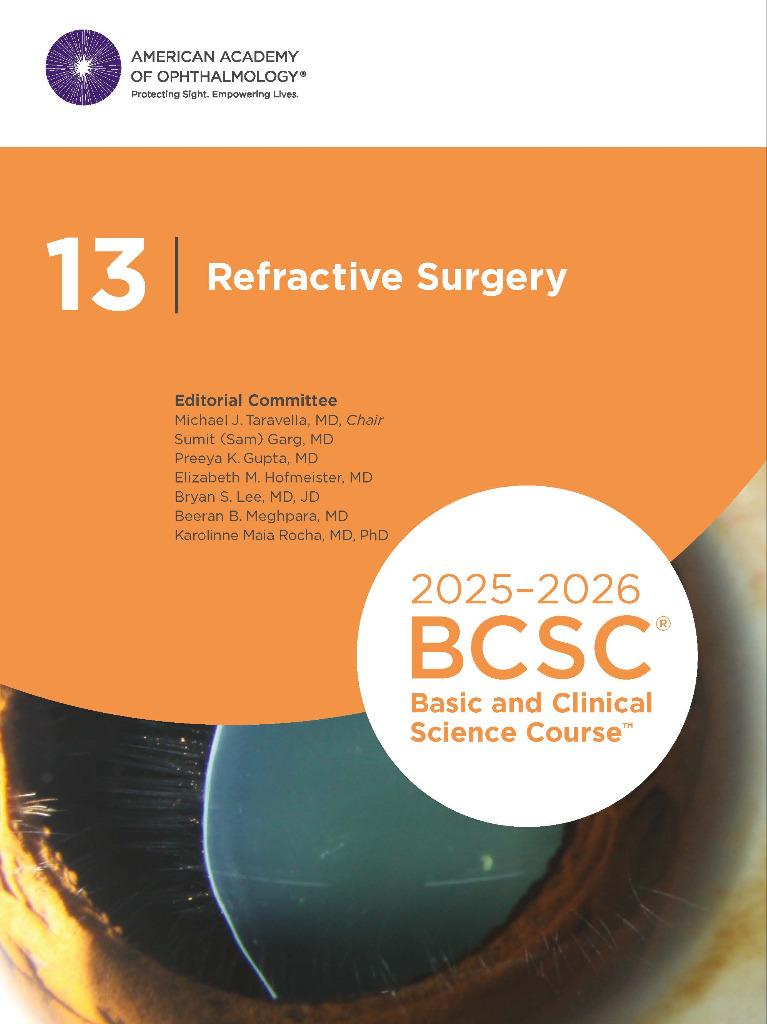 2025-2026 Basic and Clinical Science Course, Section 13: Refractive Surgery