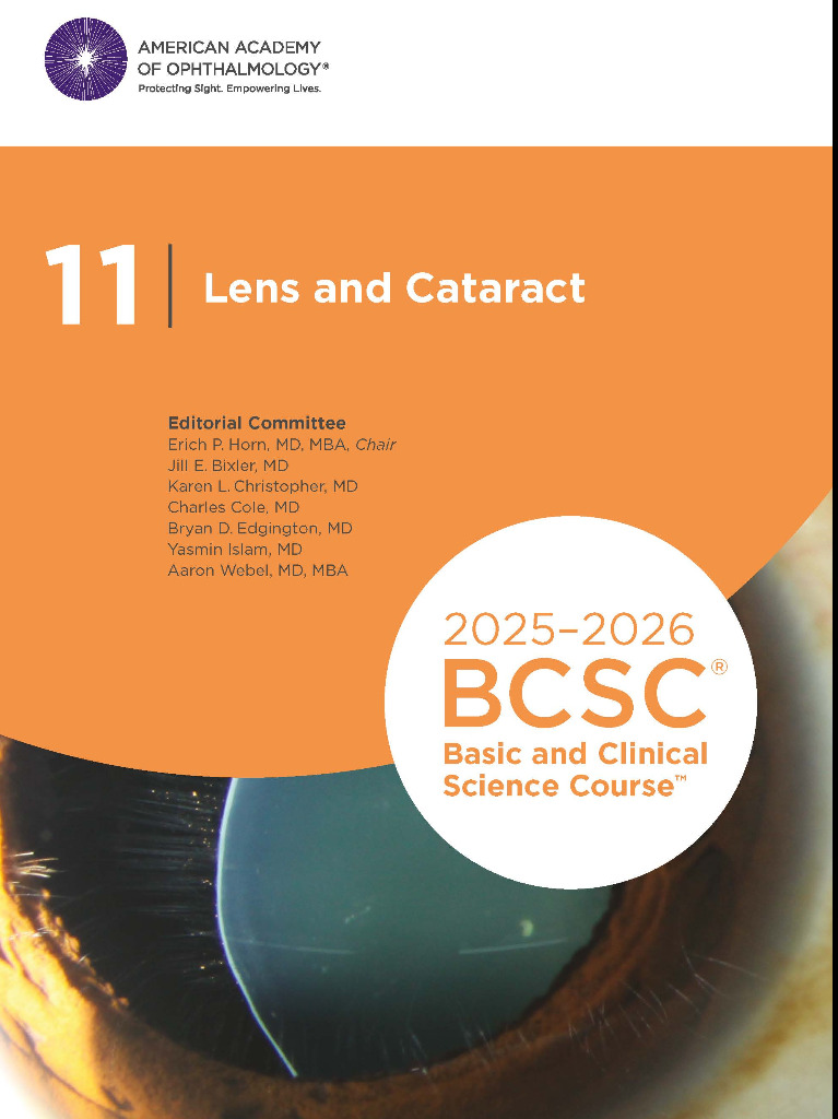 2025-2026 Basic and Clinical Science Course, Section 11: Lens and Cataract