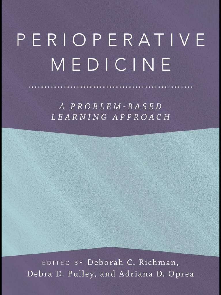 Perioperative Medicine: A Problem-Based Learning Approach 2025