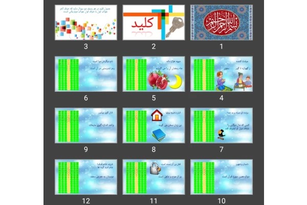 پاورپوینت دروغ کلید بدی ها