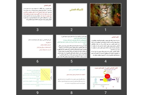 پاورپوینت ديدگاه اقتضايی