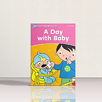 Dolphin Readers Starter A Day with Baby | کتاب داستان زبان اصلی دلفین ریدرز استارتر یک روز با نوزاد