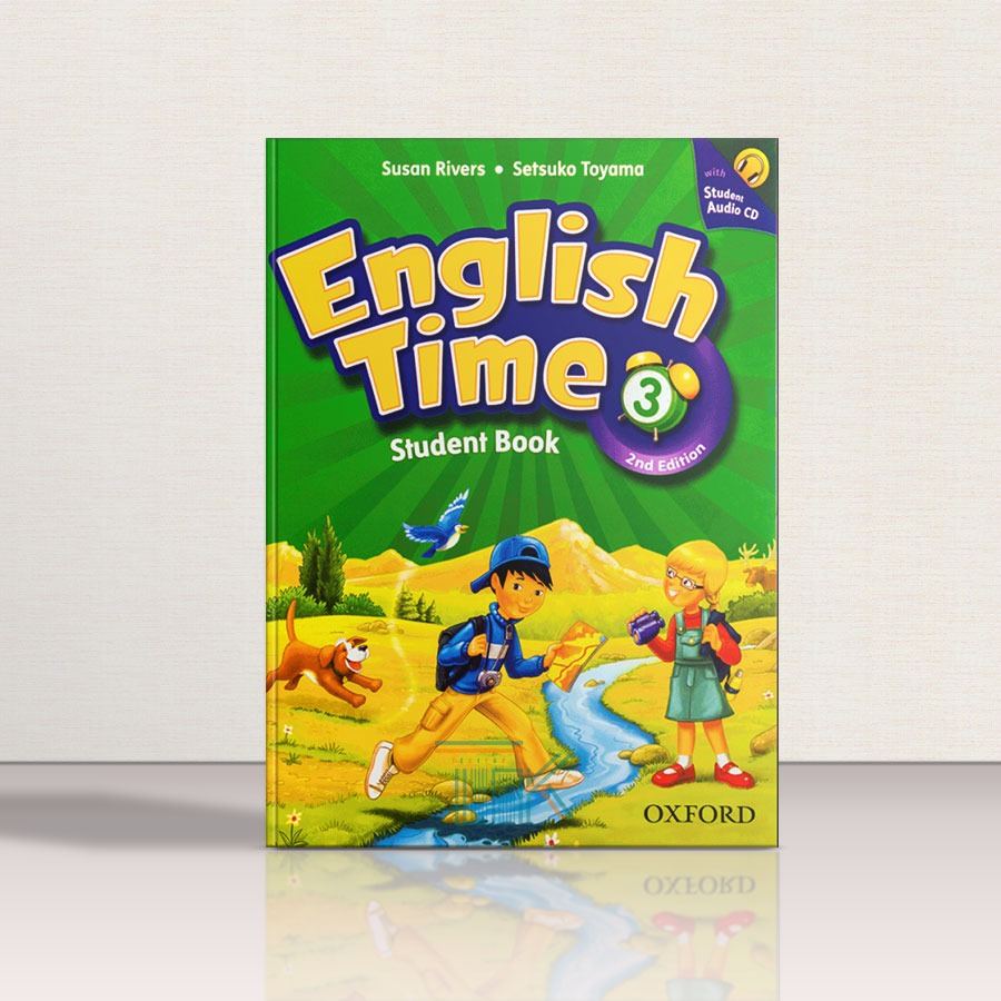 کتاب انگلیش تایم 3 ویرایش دوم | English Time 3 (SB+WB+Audio) 2nd Edition