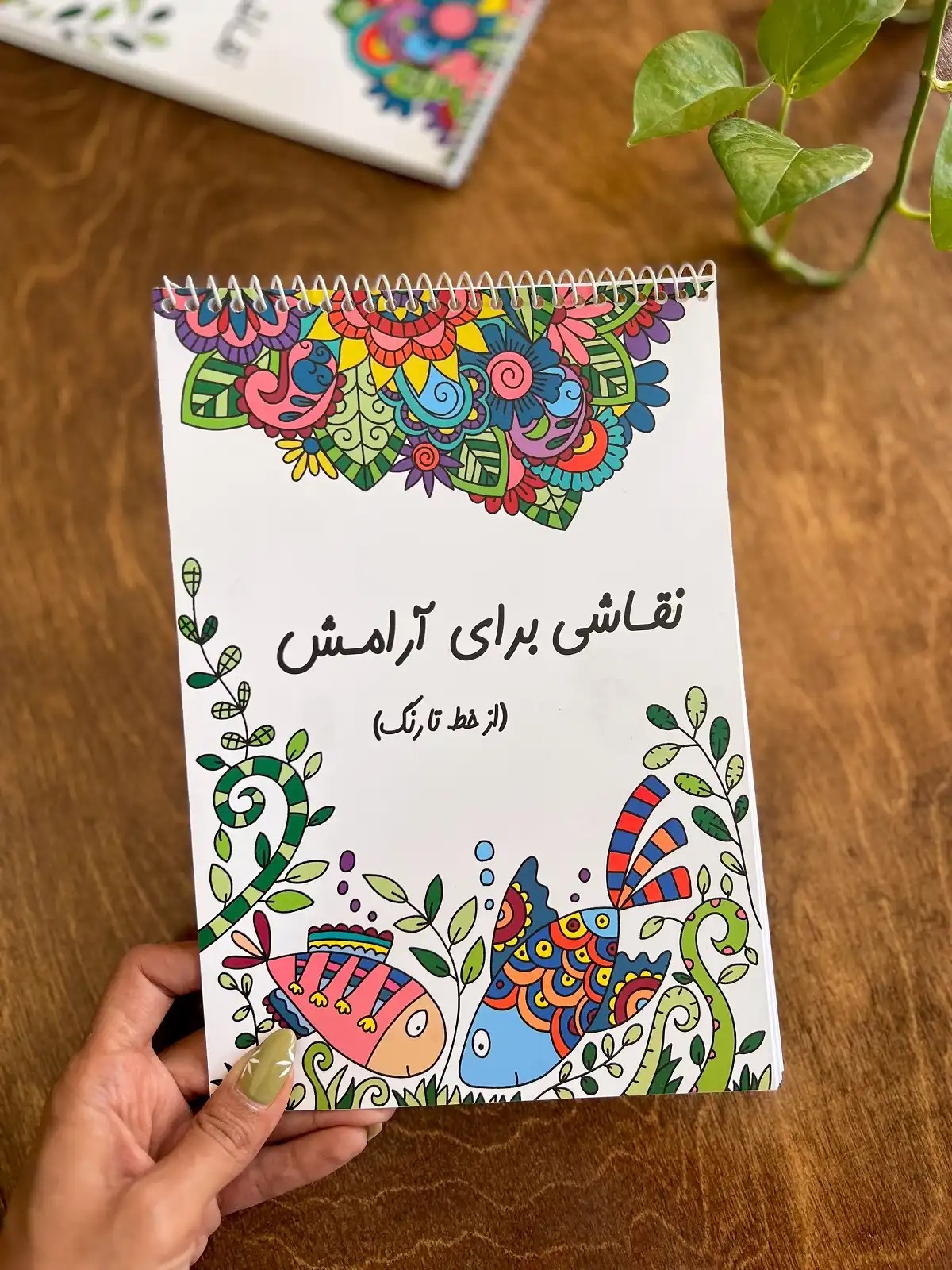 کتاب نقاشی برای آرامش از خط تا رنگ خط چین