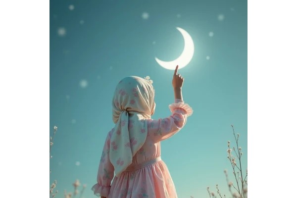 ماه شب سوم 🌙