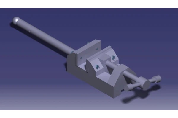 Drill Press Vice Assembly – STEP