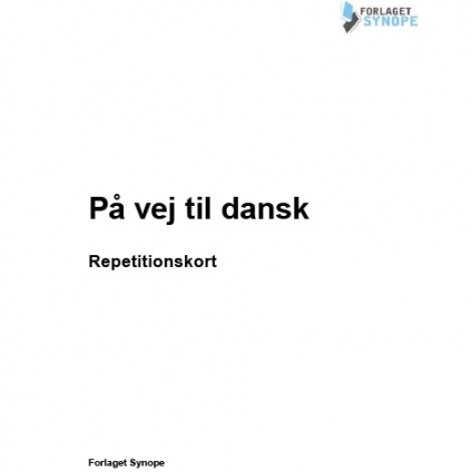 Pa vej til dansk-trin for trin Repetitionskort