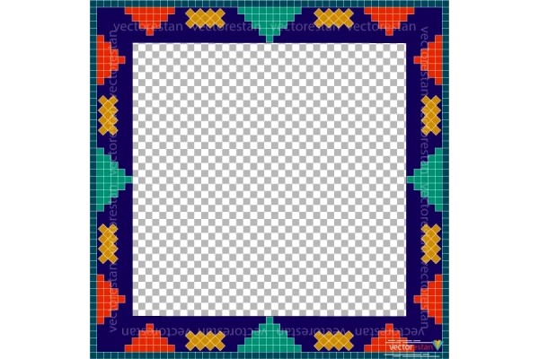 png کادر.قاب و حاشیه مربعی