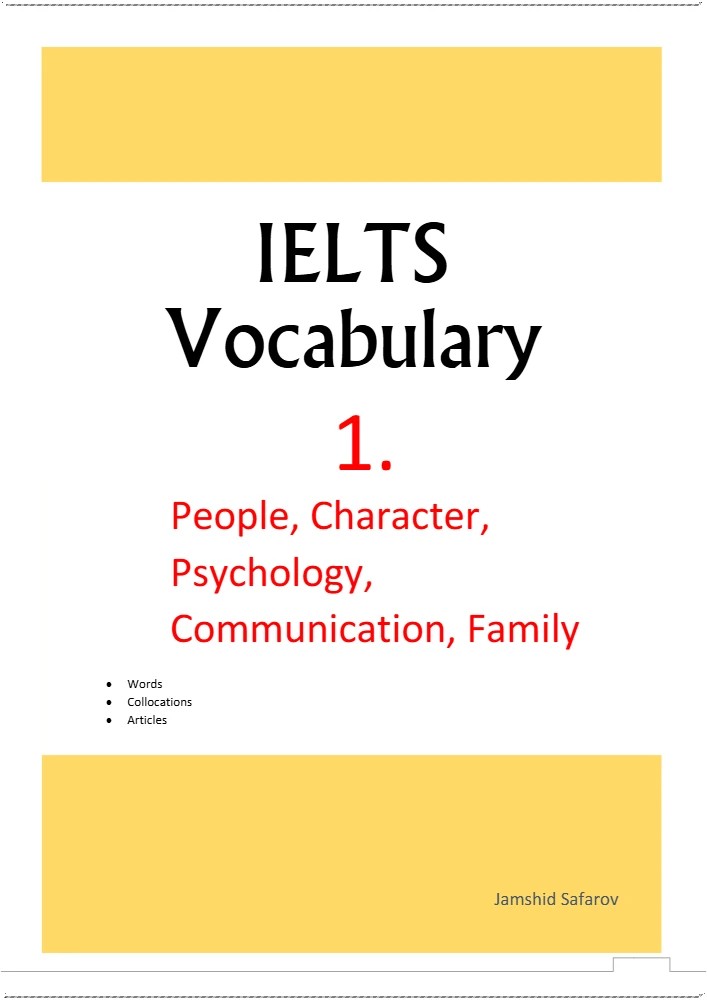 IELTS Vocabulary 1