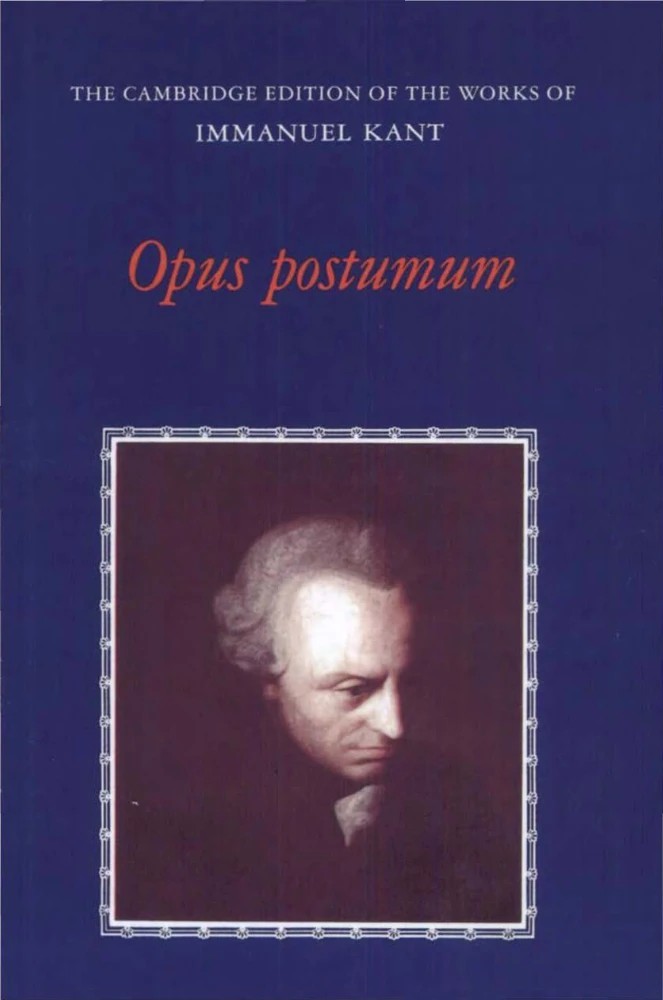 کتاب Opus Postumum (اوپوس پستوموم) نسخه انگلیسی PDF | ایمانوئل کانت