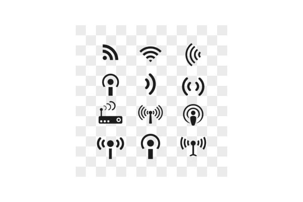 طرح دوربری شده وای فای Wifi